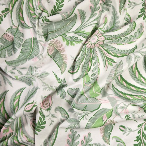 Palm Beach Green Linen Tablecloth - Addison Ross Ltd UK