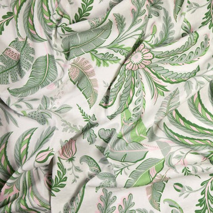 Palm Beach Green Linen Tablecloth - Addison Ross Ltd UK