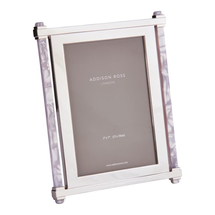 Pearl & Silver Acrylic Photo Frame - Addison Ross Ltd UK