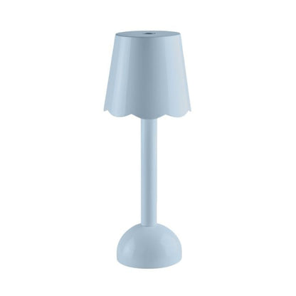 Periwinkle Blue Scallop Rechargeable LED Lamp - Addison Ross Ltd UK