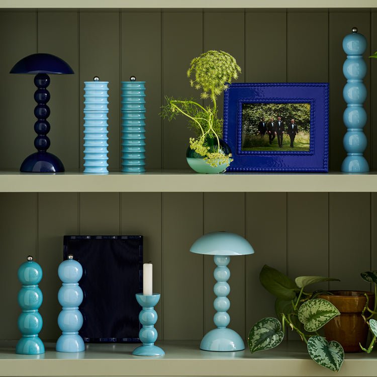 Periwinkle Twister Salt and Pepper Mill - Addison Ross Ltd UK