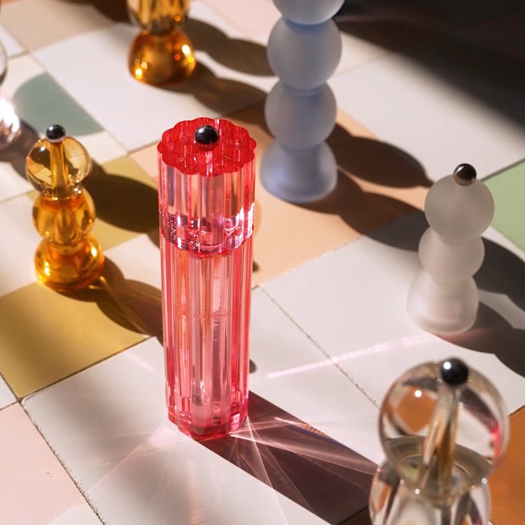 Pink Icy Flute Salt or Pepper Mill - Addison Ross Ltd UK