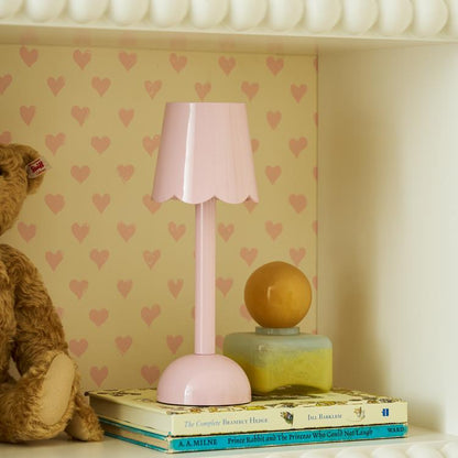 Pink Scallop Rechargeable LED Lamp - Addison Ross Ltd UK
