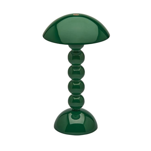 Racing Green Lacquer Rechargeable Bobbin LED Lamp - Addison Ross Ltd UK