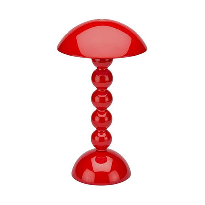 Red Lacquer Rechargeable Bobbin LED Lamp - Addison Ross Ltd UK
