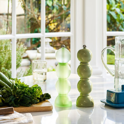Sage Green Bobbin Salt or Pepper Mill - Addison Ross Ltd UK