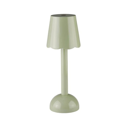 Sage Green Scallop Rechargeable LED Lamp - Addison Ross Ltd UK