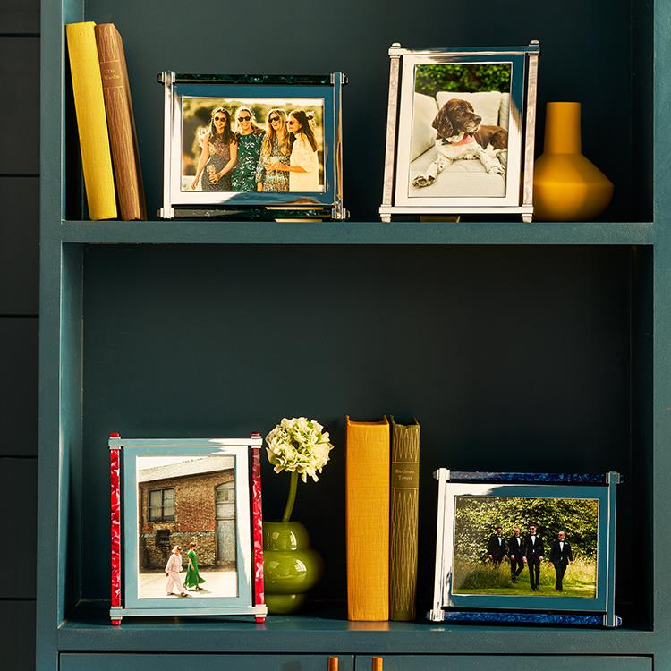 Sapphire & Silver Acrylic Photo Frame - Addison Ross Ltd UK