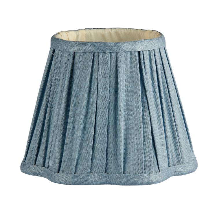 Scallop Lampshade Chambray 16cm - Addison Ross Ltd UK