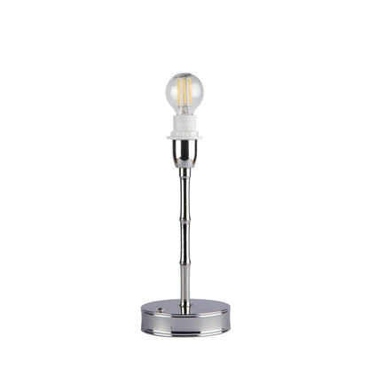 Silver Bamboo Rechargeable Lamp Base - 25cm - Addison Ross Ltd UK