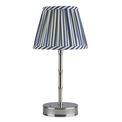 Silver Bamboo Rechargeable Lamp Base - 25cm - Addison Ross Ltd UK