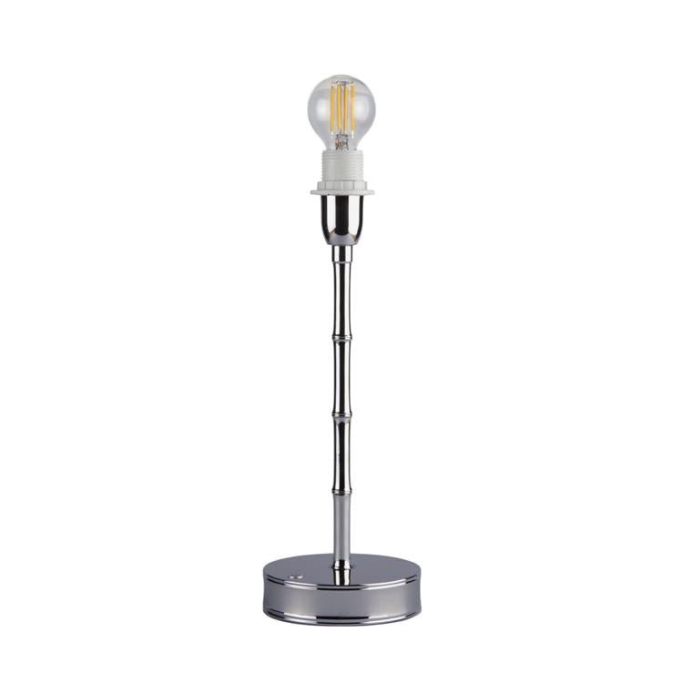 Silver Bamboo Rechargeable Lamp Base - 30cm - Addison Ross Ltd UK