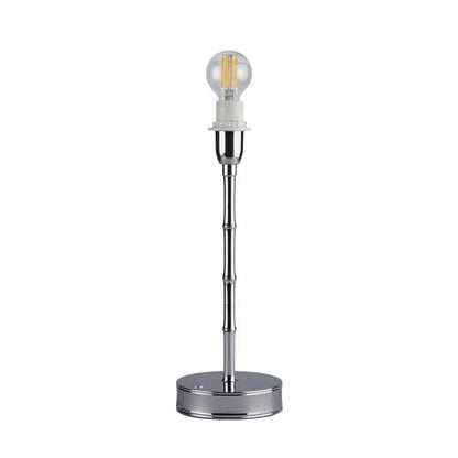 Silver Bamboo Rechargeable Lamp Base - 30cm - Addison Ross Ltd UK
