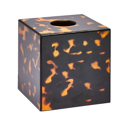 Tortoiseshell Square Tissue Box - Addison Ross Ltd UK