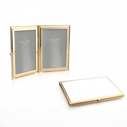 White & Gold Travel Frame - Addison Ross Ltd UK