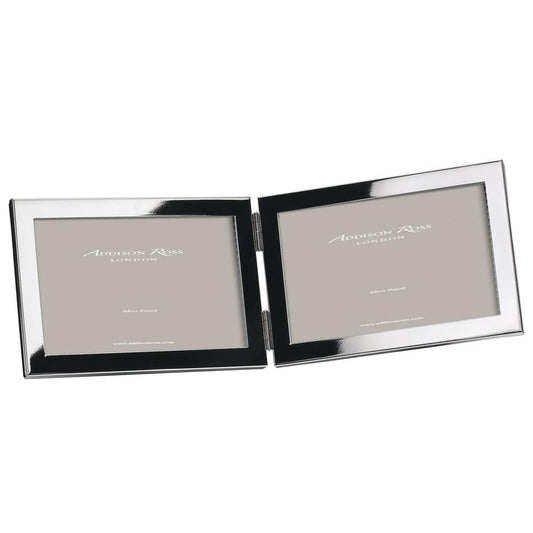 15mm Double Silver Frame with Squared Corners (landscape) - Addison Ross Ltd UK