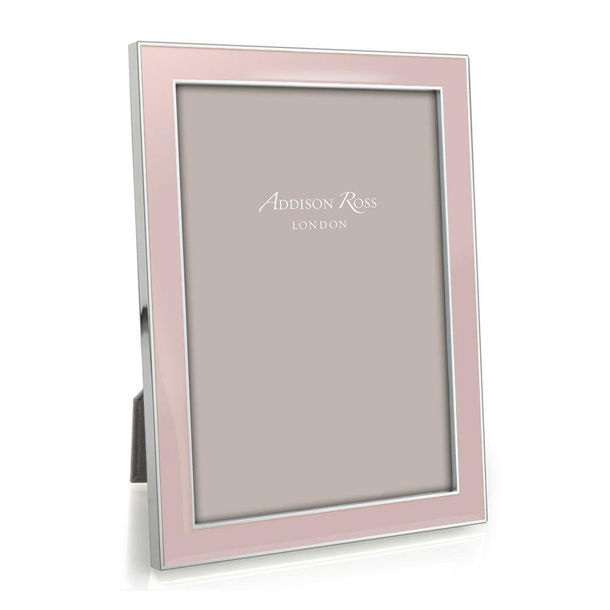 Light Enamel & Silver Frame