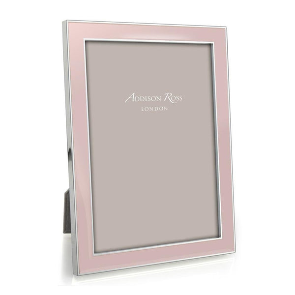 Light Pink Enamel & Silver Frame - Addison Ross Ltd UK