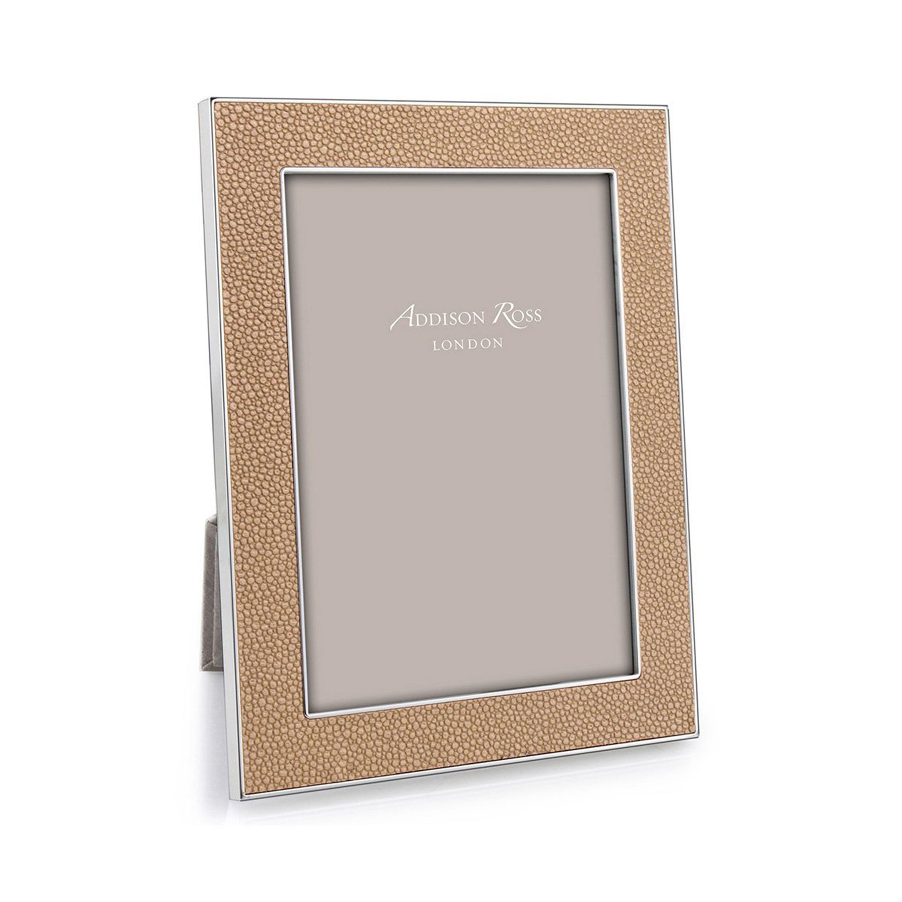Sand Shagreen & Silver Frame – Addison Ross Ltd UK