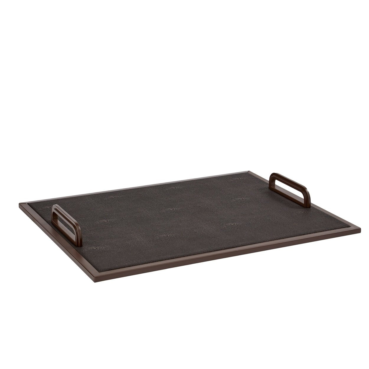 Anthracite Faux Shagreen Tray - Addison Ross Ltd UK
