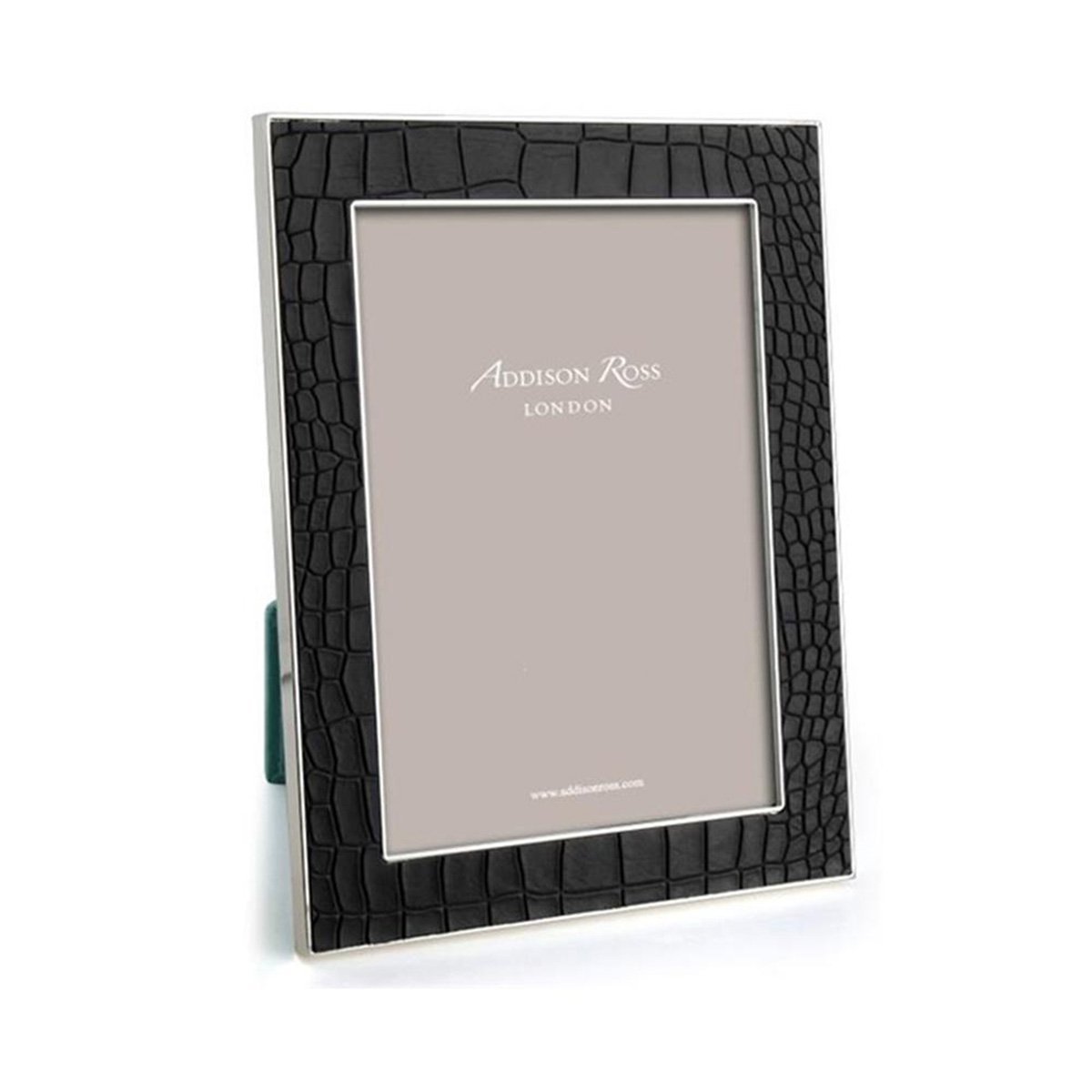Black Croc & Silver Frame - Addison Ross Ltd UK