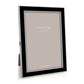 Black Enamel & Silver Frame - Addison Ross Ltd UK