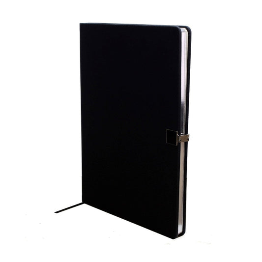 Black & Silver A4 Notebook - Addison Ross Ltd UK