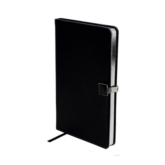 Black & Silver A5 Notebook - Addison Ross Ltd UK
