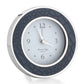 Blue Croc Silver Silent Alarm Clock - Addison Ross Ltd UK