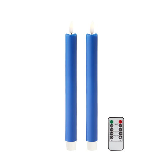 Blue LED Candles - Set of 2 - Addison Ross Ltd UK