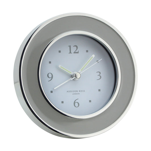 Chiffon & Silver Silent Alarm Clock - Addison Ross Ltd UK