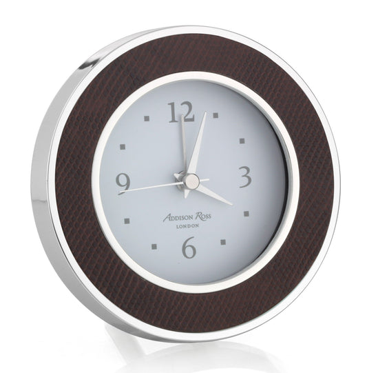 Coffee Snake & Silver Alarm Clock - Addison Ross Ltd UK