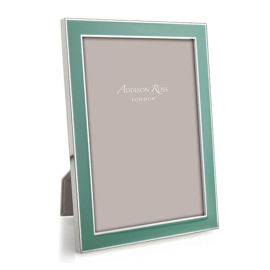 Duck Egg Enamel & Silver Frame - Addison Ross Ltd UK