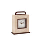 Ecru Faux Shagreen Carriage Clock - Addison Ross Ltd UK