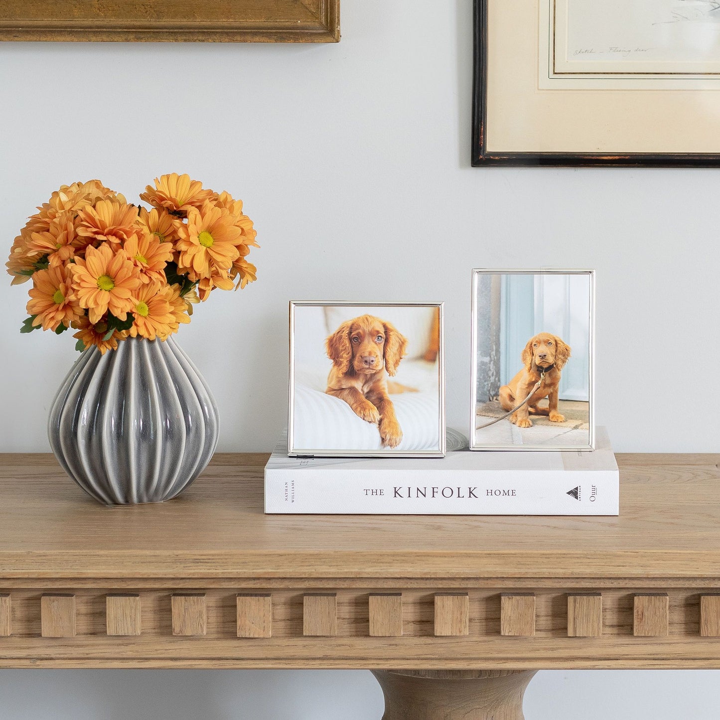 Fine Edged Square Silver Photo Frame, 5 x 5 - Addison Ross Ltd UK