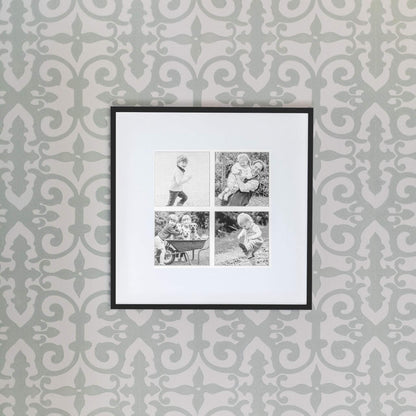 Four Aperture Black Wall Hanging Frame - Addison Ross Ltd UK