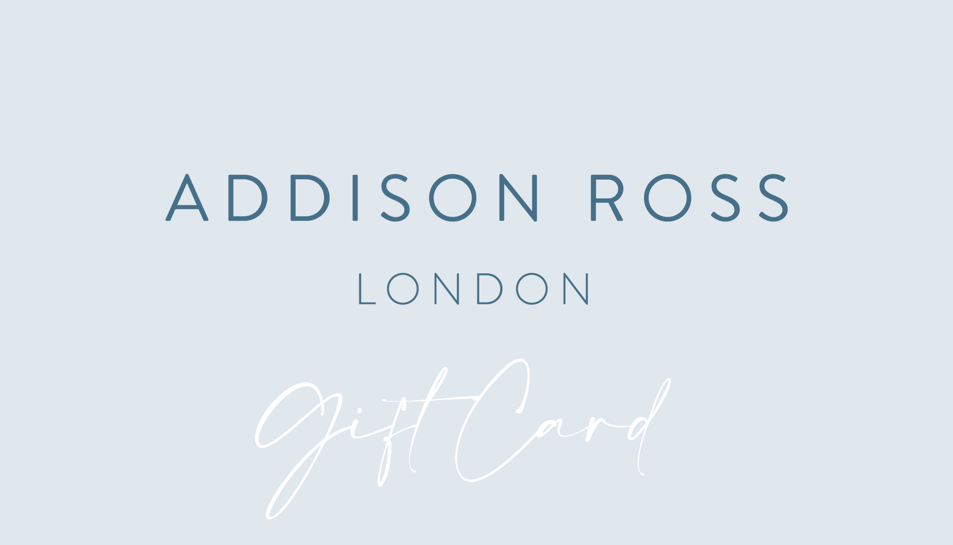 Gift Card - Addison Ross Ltd UK