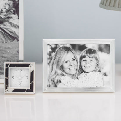 Grooved Silver Plate Photo Frame - Addison Ross Ltd UK