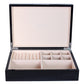 Large Black Jewellery Box with Silver - Addison Ross Ltd UK