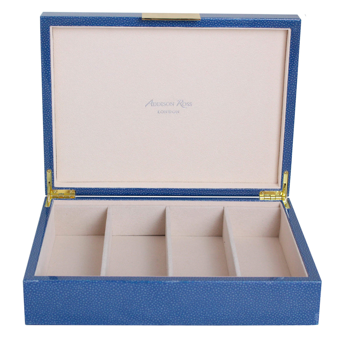Large Shagreen & Gold Glasses Box