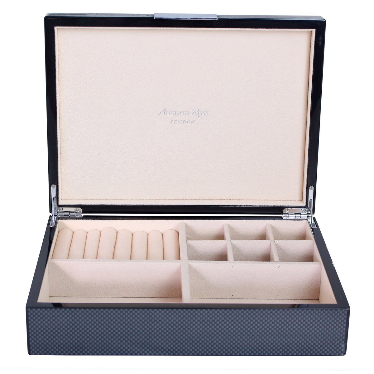 Large Carbon Fibre Jewellery Box