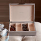 Large Chiffon Grey & Silver Glasses Box - Addison Ross Ltd UK
