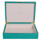 Large Green Shagreen Lacquer Box with Gold - Addison Ross Ltd UK