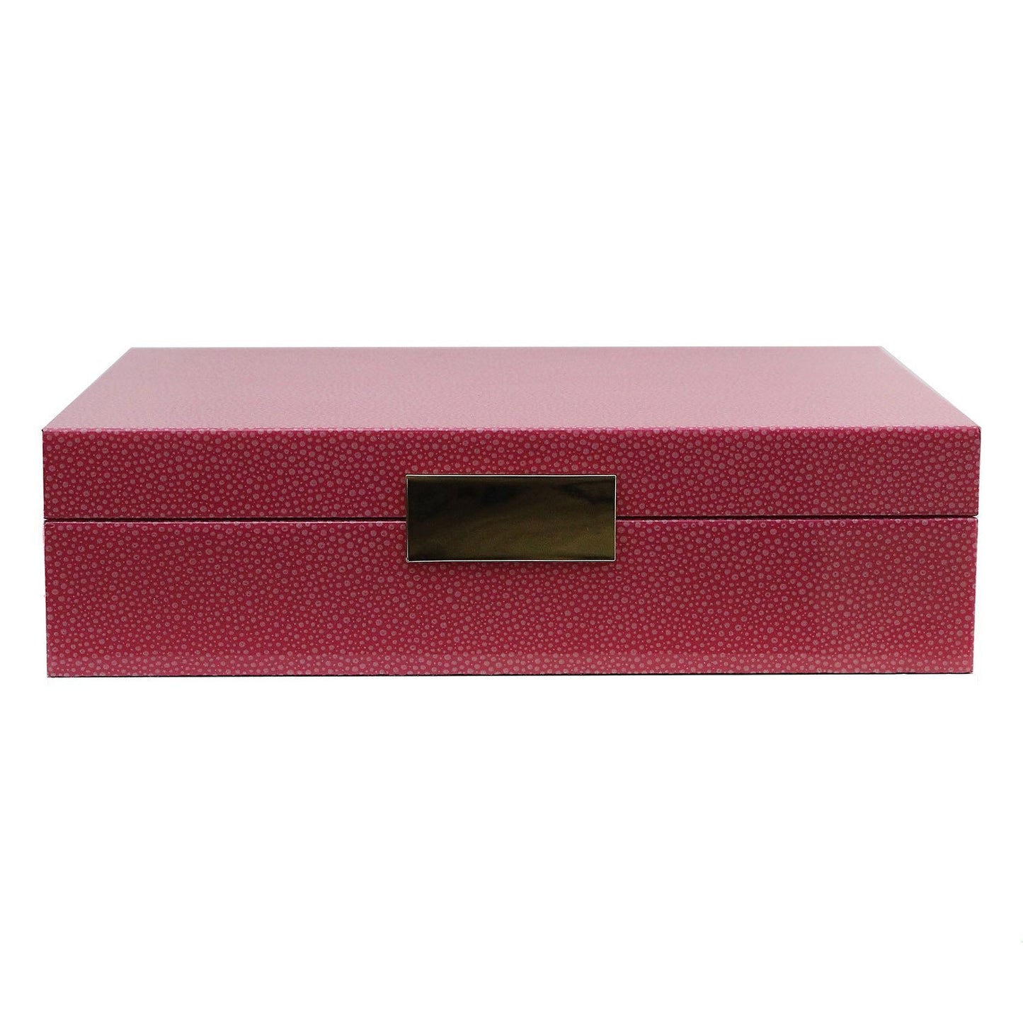 Large Pink Shagreen & Gold Watch Box - Addison Ross Ltd UK