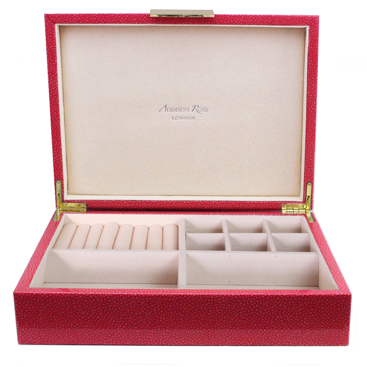 Large Shagreen Jewellery Box Gold