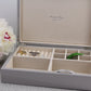 Large White Jewellery Box with Gold - Addison Ross Ltd UK