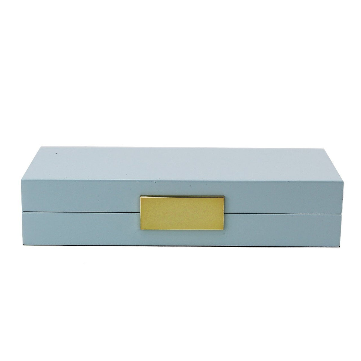 Light Blue Lacquer Box Gold