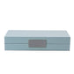 Light Blue Lacquer Box With Silver - Addison Ross Ltd UK