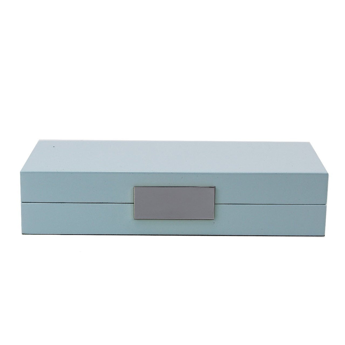 Light Blue Lacquer Box Silver