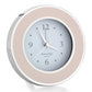 Light Pink & Silver Silent Alarm Clock - Addison Ross Ltd UK